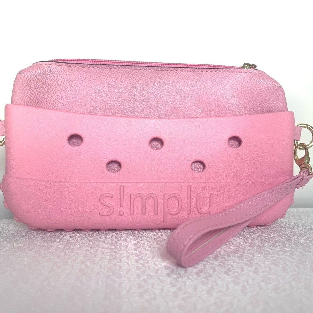 Simply Southern Pink Wristlet Clutch Crossbody